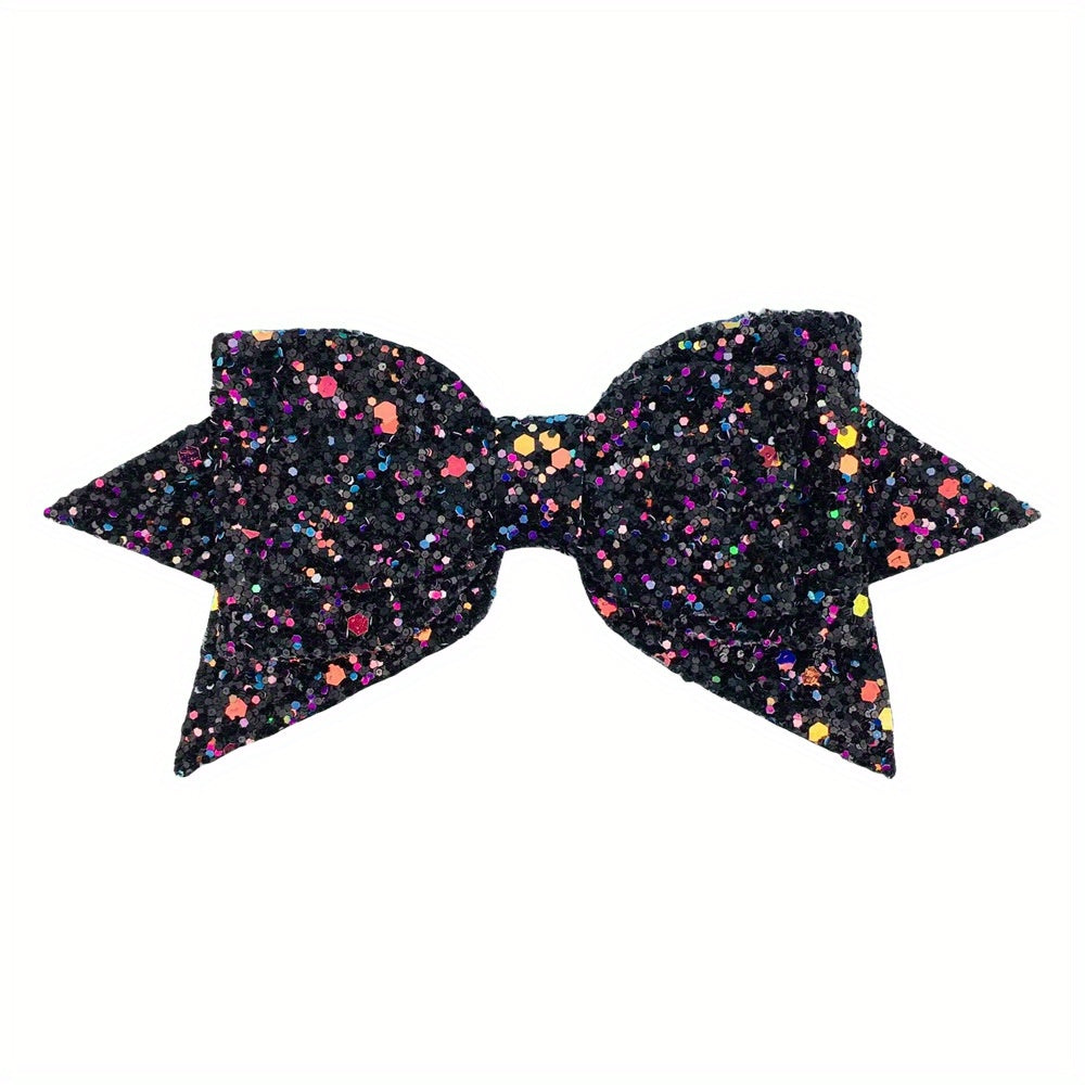 2pcs Glitter Bow Straw Decorations DIY Cup Accessories