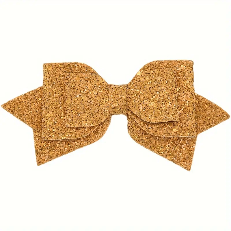 2pcs Glitter Bow Straw Decorations DIY Cup Accessories