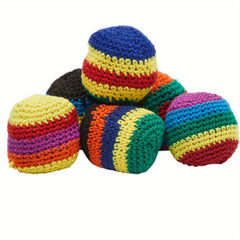 5Pcs Crocheted Geometric Sacks, Ideal for Outdoors