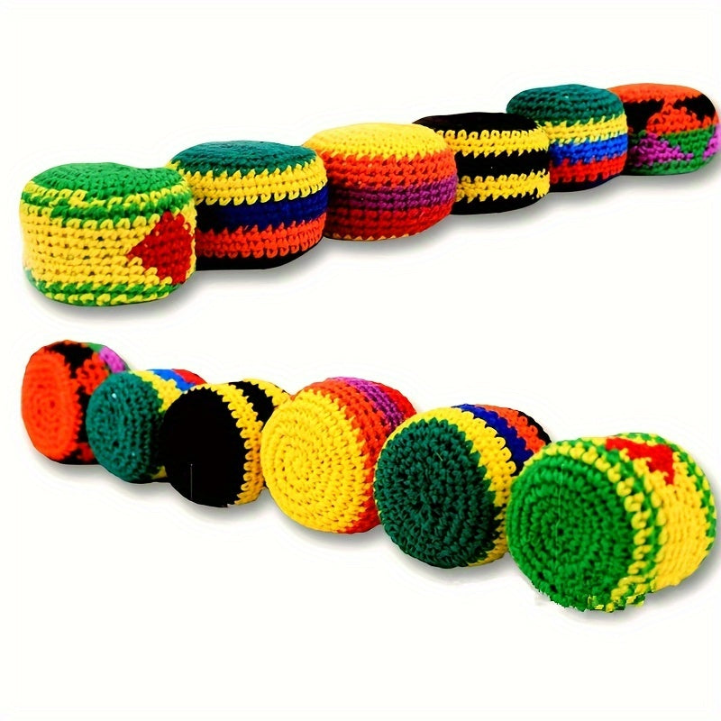 5Pcs Crocheted Geometric Sacks, Ideal for Outdoors