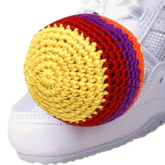 5Pcs Crocheted Geometric Sacks, Ideal for Outdoors