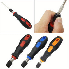 1pc 1/4 6.35mm Bit Holder Screwdriver Handle Random