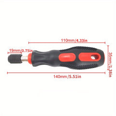 1pc 1/4 6.35mm Bit Holder Screwdriver Handle Random