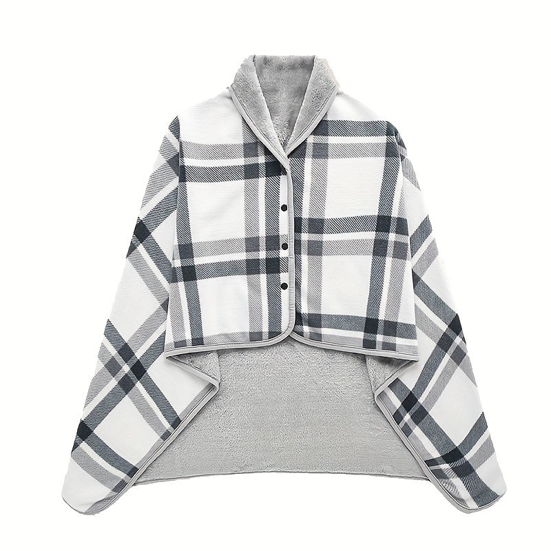 Multifunctional Wearable Blanket for Home Office Outdoor Camping Travel