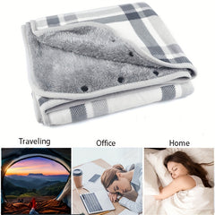 Multifunctional Wearable Blanket for Home Office Outdoor Camping Travel