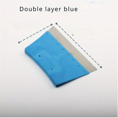 2pcs Plastic & Stainless Steel Putty Scraper