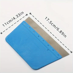 2pcs Plastic & Stainless Steel Putty Scraper