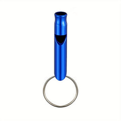 Aluminum Emergency Whistle Lightweight & Sturdy for Camping & Survival Keychain