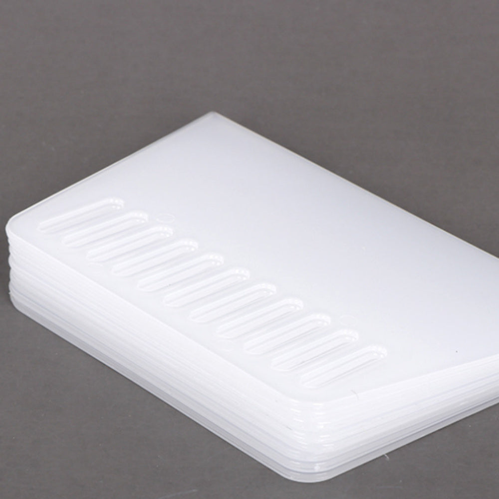 2pcs Transparent Plastic Scraper Leveling Wallpaper Putty Baking Film Scraper