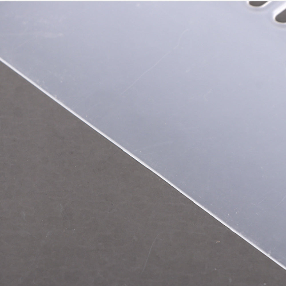 2pcs Transparent Plastic Scraper Leveling Wallpaper Putty Baking Film Scraper