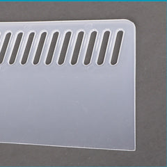 2pcs Transparent Plastic Scraper Leveling Wallpaper Putty Baking Film Scraper