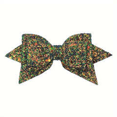 2pcs Glitter Bow Straw Decorations DIY Cup Accessories