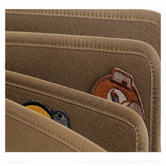 4 Pages Patch Booklet Organizer with D Ring