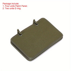 4 Pages Patch Booklet Organizer with D Ring