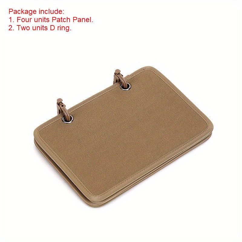 4 Pages Patch Booklet Organizer with D Ring