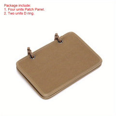 4 Pages Patch Booklet Organizer with D Ring