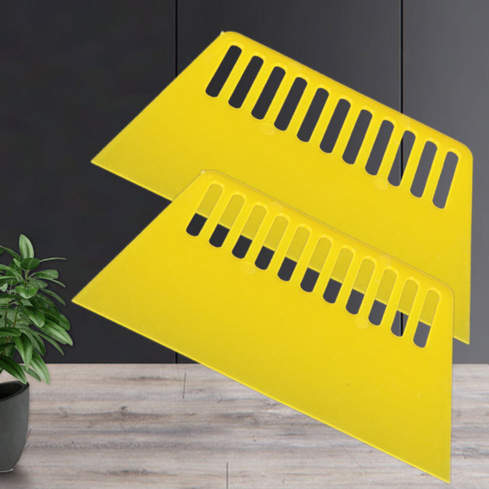 2pcs Plastic Scraper Baking Decoration Leveling Wallpaper Wall Covering