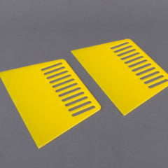 2pcs Plastic Scraper Baking Decoration Leveling Wallpaper Wall Covering