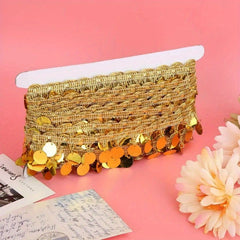 Belly Dance Chain Belt Tassel Round Coin Hip Scarf Cloth Accessories