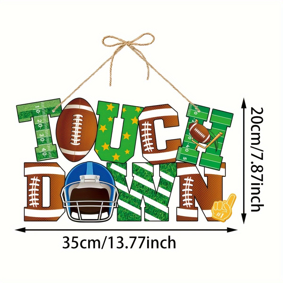 Football Party Door Hanging Decoration
