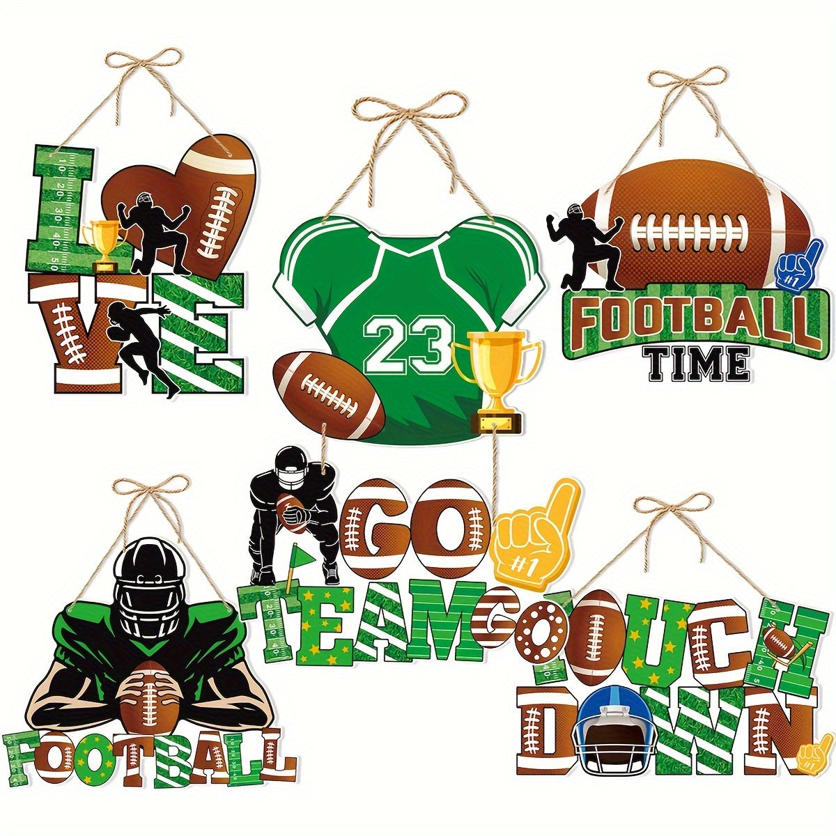 Football Party Door Hanging Decoration