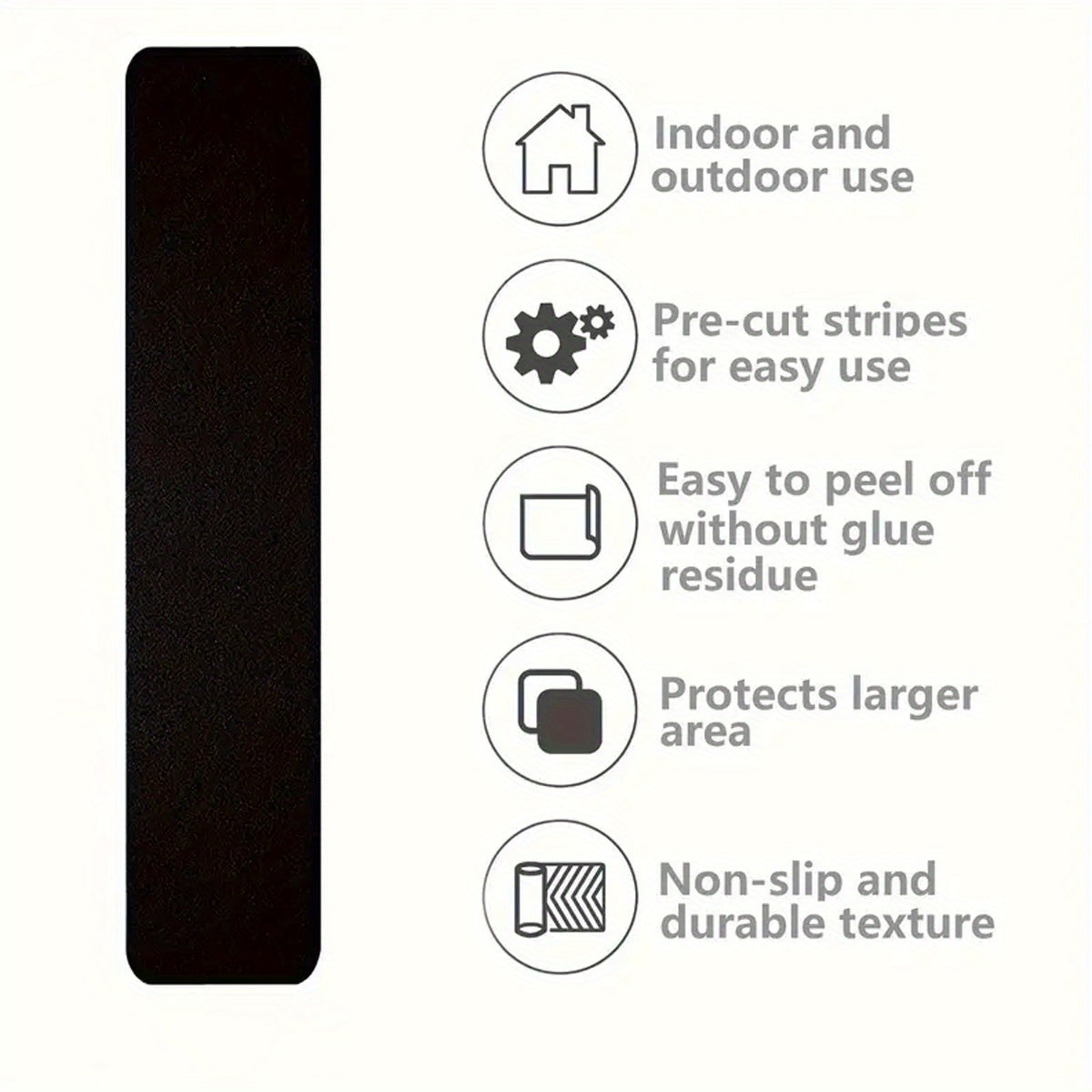 2pcs Non Slip Stair Treads Outdoor Tape Safety Stability
