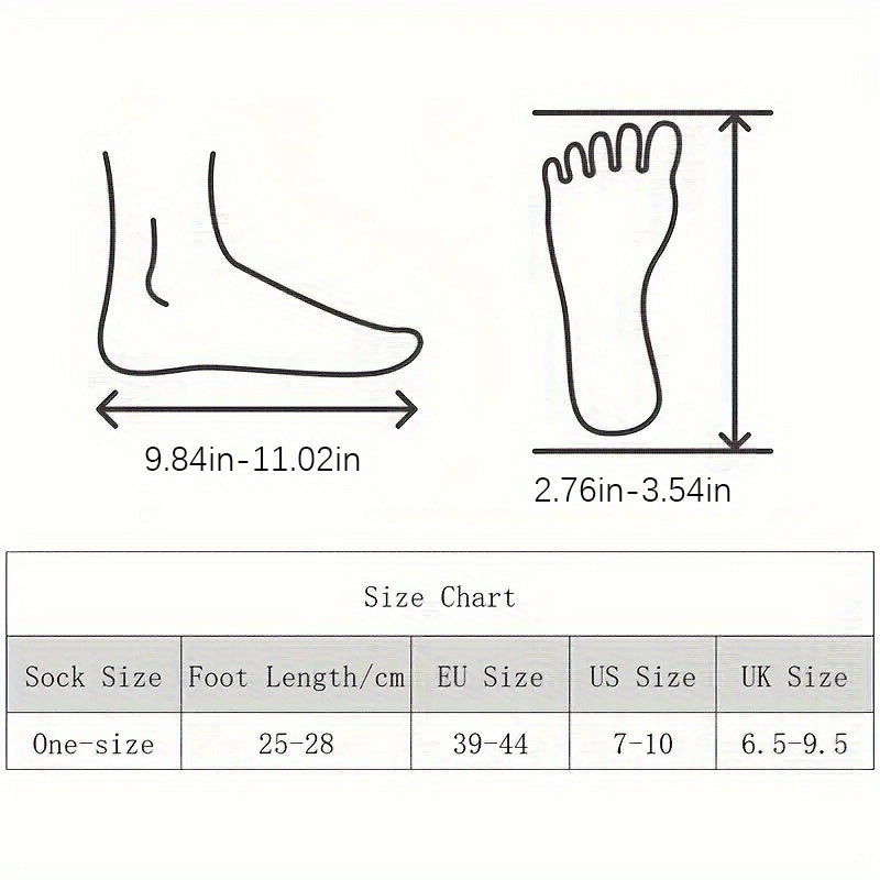Men's Letter Pattern Crew Socks Cotton Blend Comfy Casual Unisex Socks
