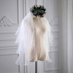Bridal Wedding Dress Headdress Veil Four-layered Ball Gown Hair Accessories
