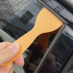 4pcs Car Wrap Tool Yellow Scraper Plastic Sticker Beauty Seam Scraper