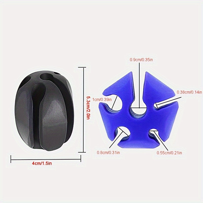 2pcs Fishing Rod Holder Ball Clip Rod Tie Downs Pole Protectors