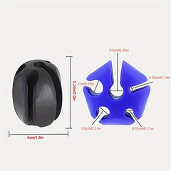 2pcs Fishing Rod Holder Ball Clip Rod Tie Downs Pole Protectors