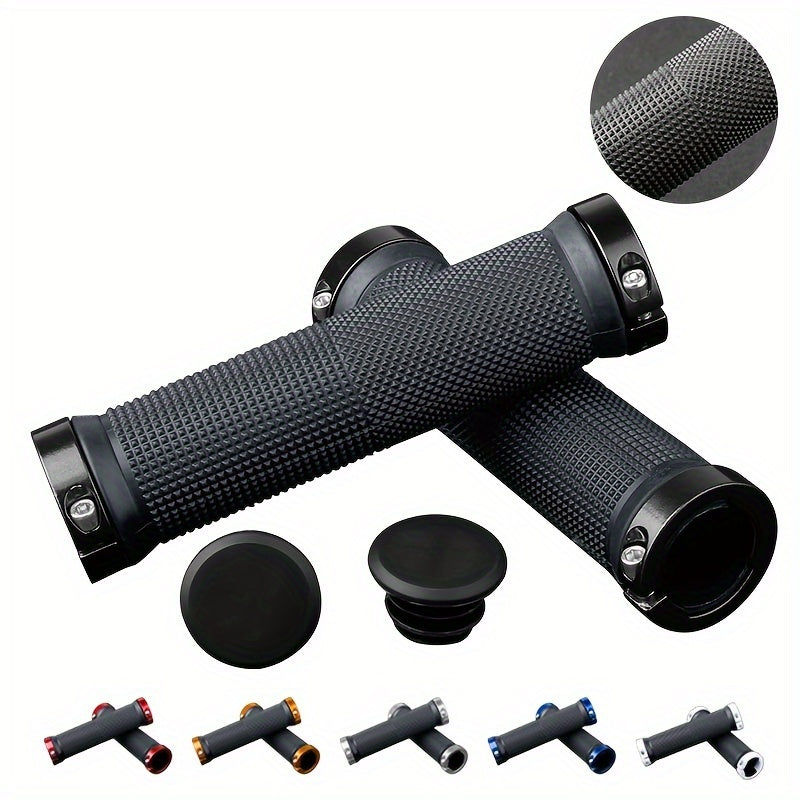 2pcs Anti Skid Handlebar Cover Grips for Comfortable Cycling