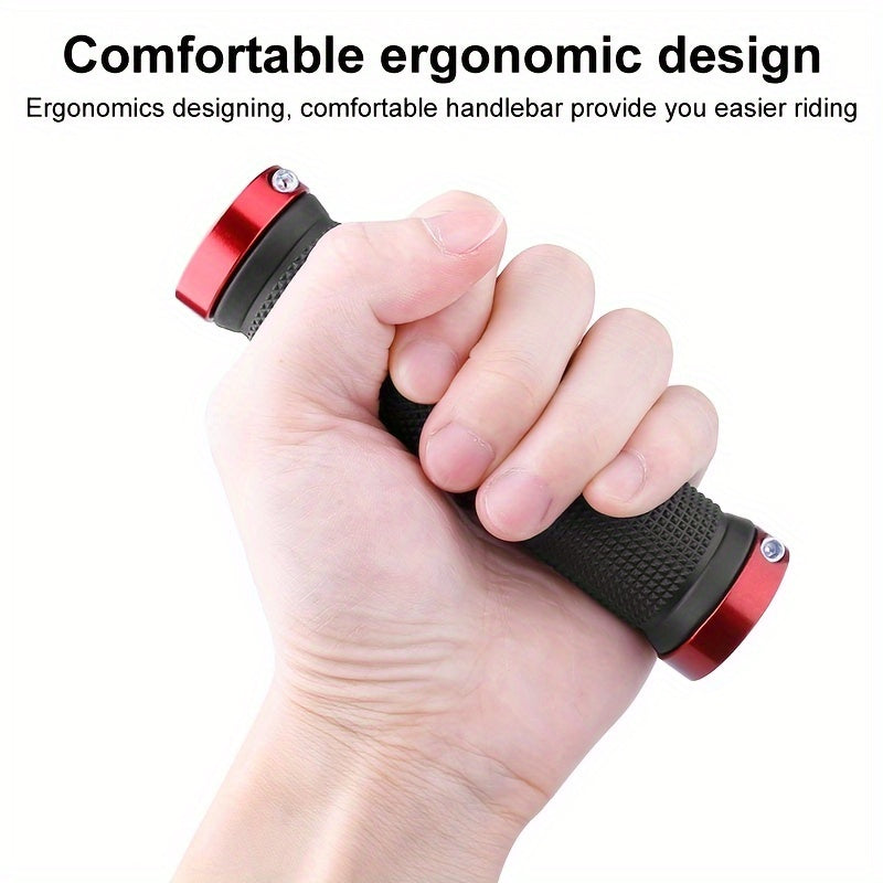 2pcs Anti Skid Handlebar Cover Grips for Comfortable Cycling
