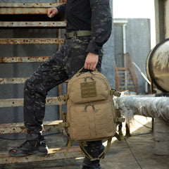 55L Oxford Cloth Waterproof Backpack for Outdoor Sports