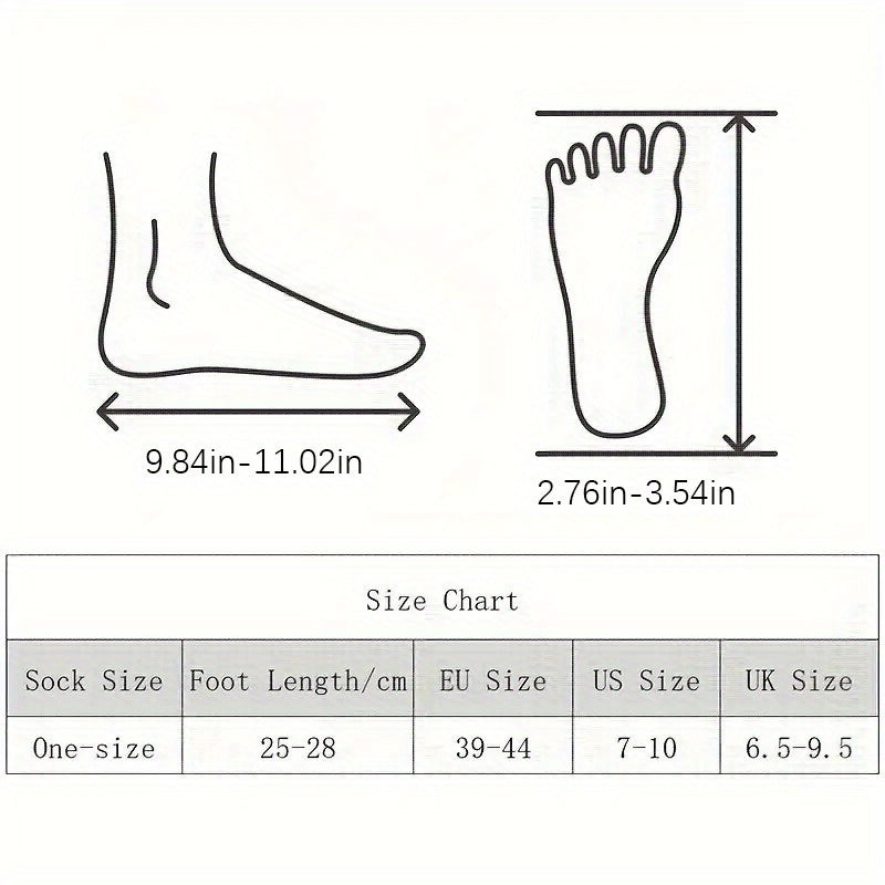 Men's Leaf Pattern Crew Socks for Outdoor All Seasons