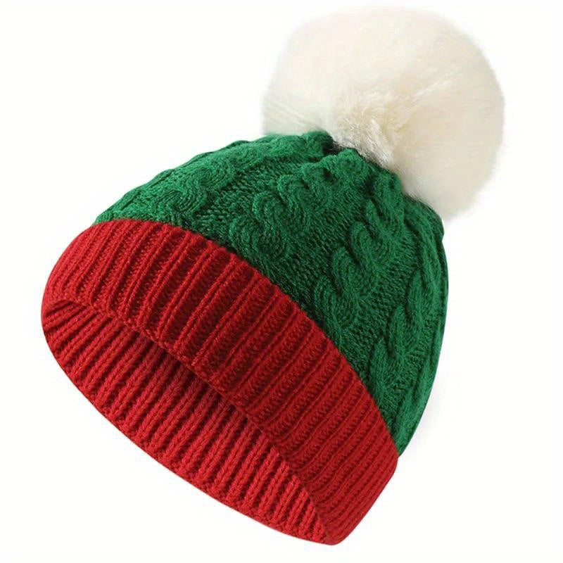 Children's Knitted Hat Warm Beanie Christmas Hat