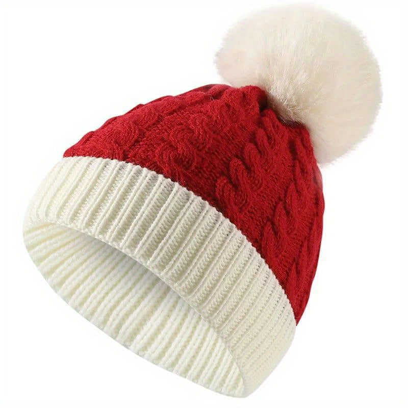 Children's Knitted Hat Warm Beanie Christmas Hat