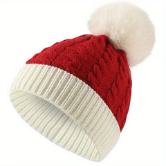 Children's Knitted Hat Warm Beanie Christmas Hat