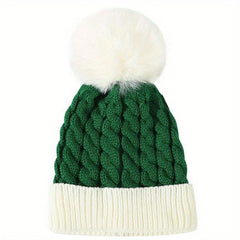 Children's Knitted Hat Warm Beanie Christmas Hat