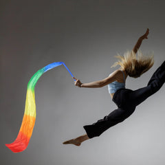 Fitness Gymnastics Ribbon Glitter Sport Performance Strip