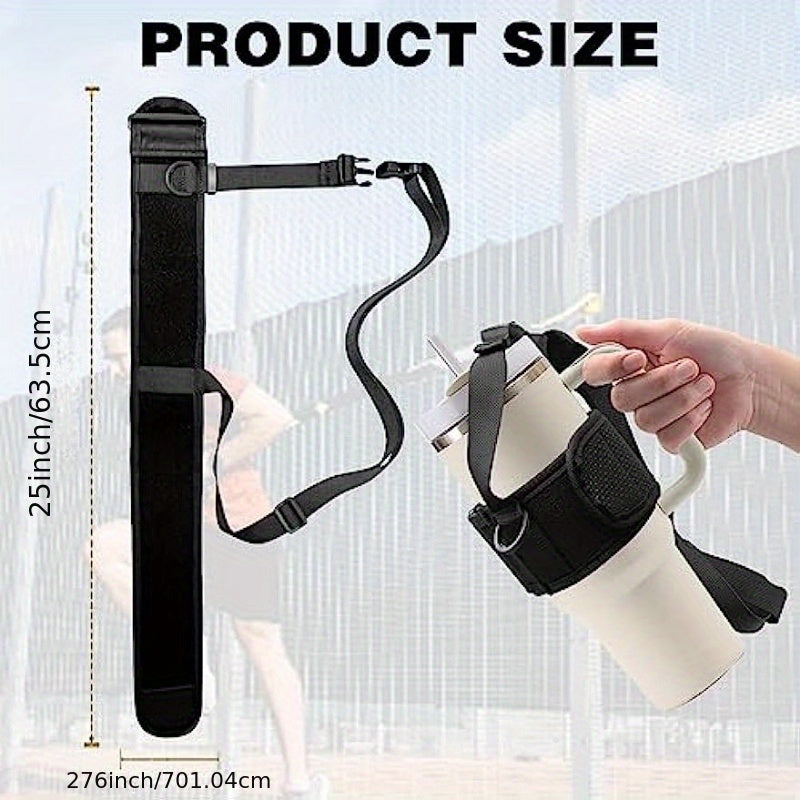 Adjustable Water Bottle Holder for 40-128oz Bottle with Non-slip Strap