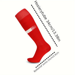 Kids Soccer Socks Long Football Breathable Non Slip Sports Socks