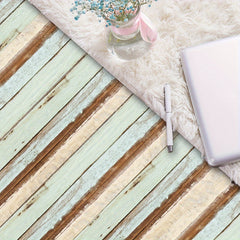 Peel Stick Floor Tile Self-adhesive Waterproof PVC Grain Proof Floor Sticker