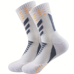 Men's Mid Crew Sport Socks Nylon Blend Comfy Breathable