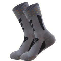 Men's Mid Crew Sport Socks Nylon Blend Comfy Breathable