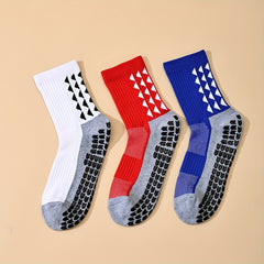 3 Pairs Non Slip Sports Socks for Winter & Autumn