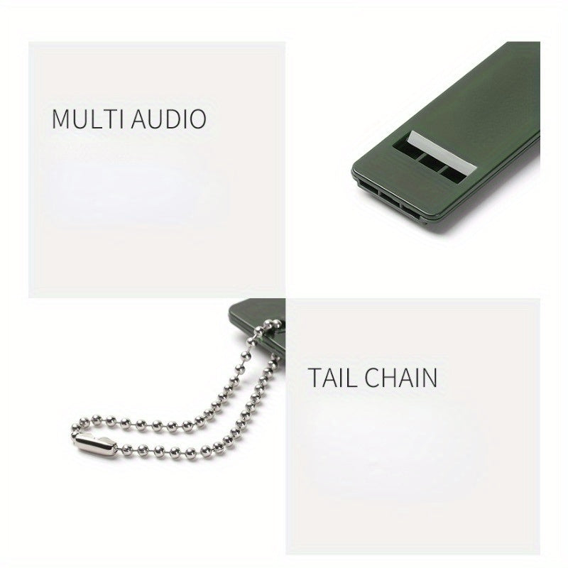 3-Frequency Outdoor Survival Whistle High Pitch First Aid Treble