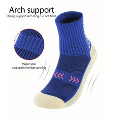 Breathable Non-slip Soccer Socks Thickened Padded