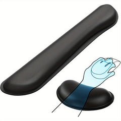 2pcs Memory Foam Keyboard Wristrest Mouse Wristrest Set