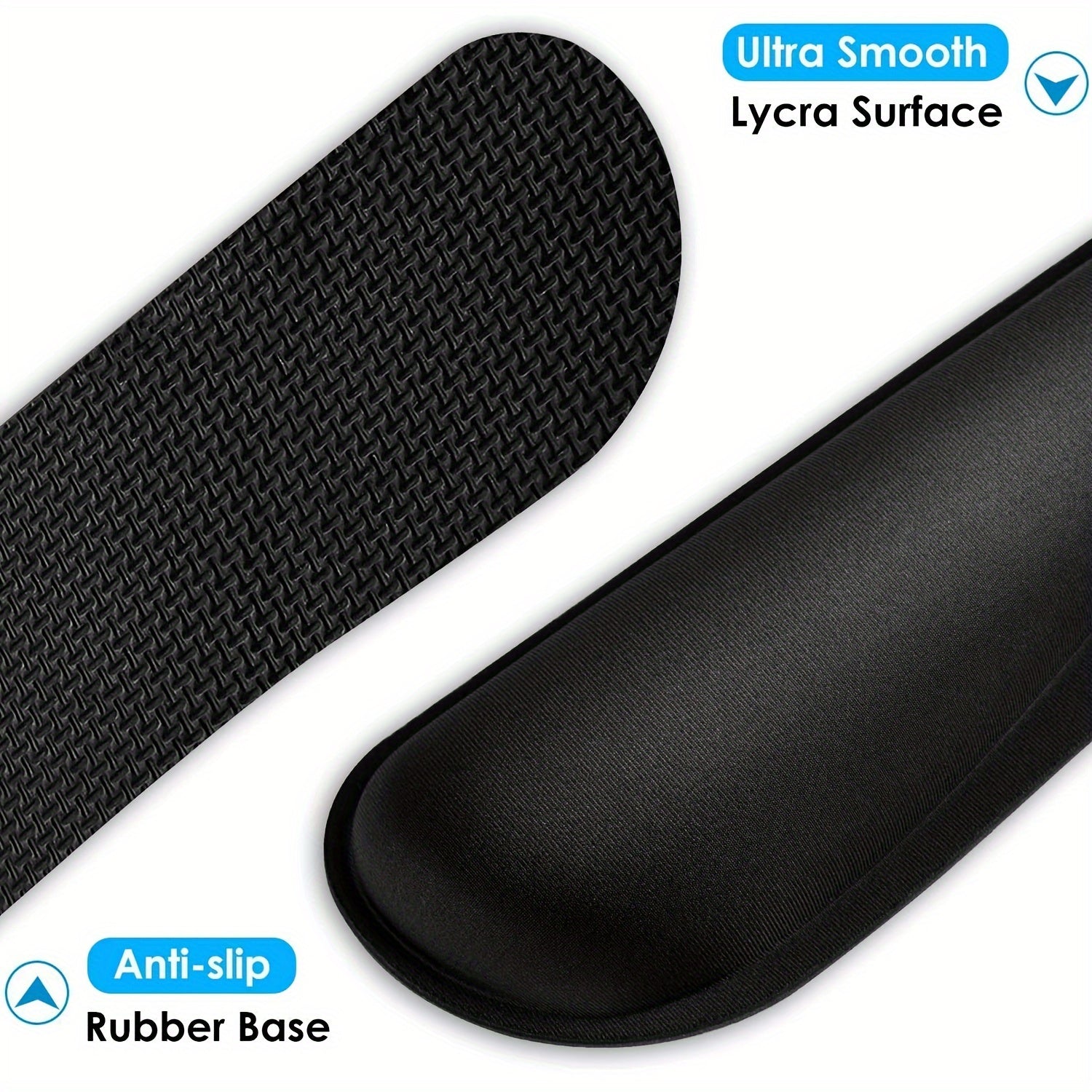 2pcs Memory Foam Keyboard Wristrest Mouse Wristrest Set